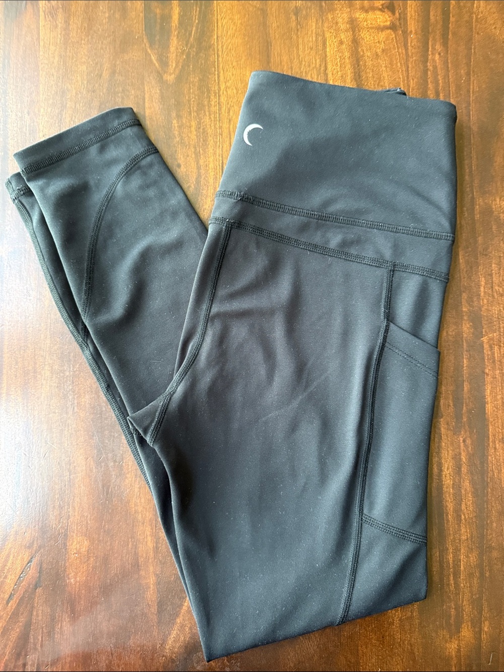 Zyia Active Black Leggings, Size 6-8